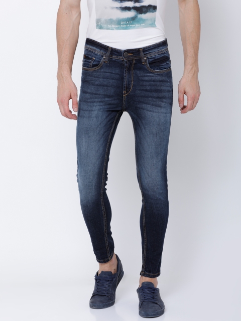 

LOCOMOTIVE Men Blue Slim Fit Mid-Rise Clean Look Stretchable Jeans
