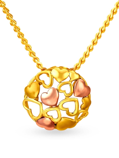 

Mia by Tanishq 14KT Yellow & Rose Gold Pendant