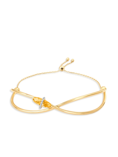 

Mia by Tanishq 14KT Yellow Gold Diamond Bangle