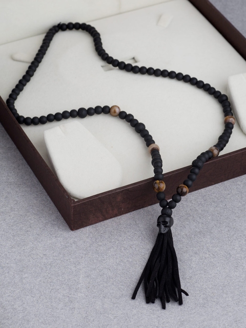 

Dare by Voylla Black Brass Necklace