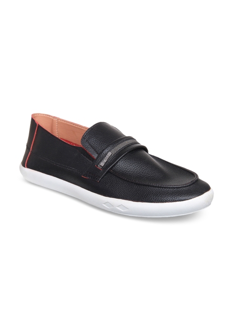 

Duke Men Black Slip-On Sneakers