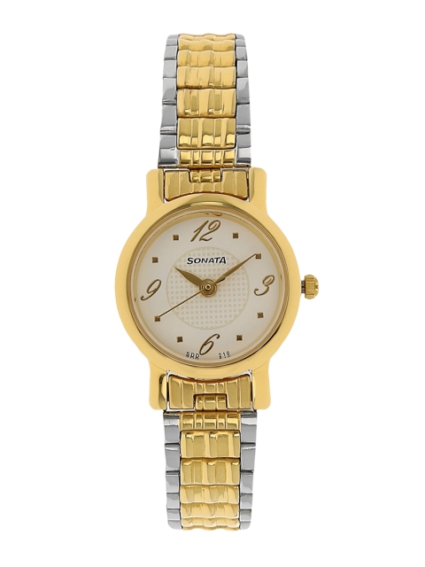 

Sonata Women Gold-Toned Analogue Watch NK8976BM02W