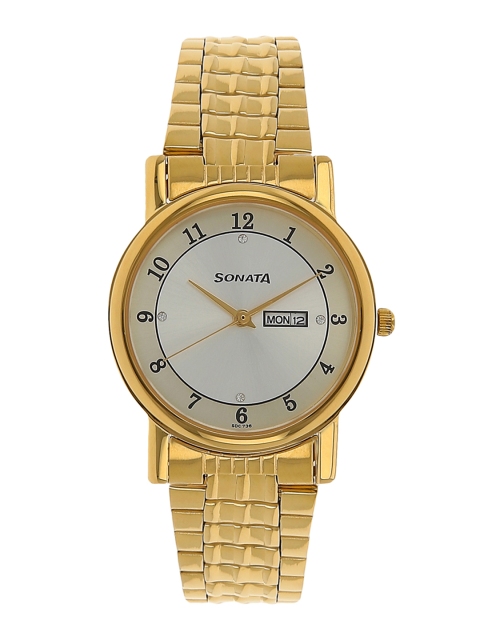 

Sonata Men White Analogue Watch NK7987YM03W