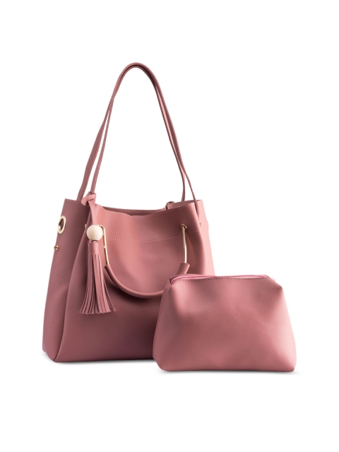 

LEGAL BRIBE Pink Solid Shoulder Bag