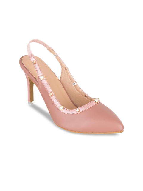 

Sherrif Shoes Women Nude-Coloured Solid Pumps