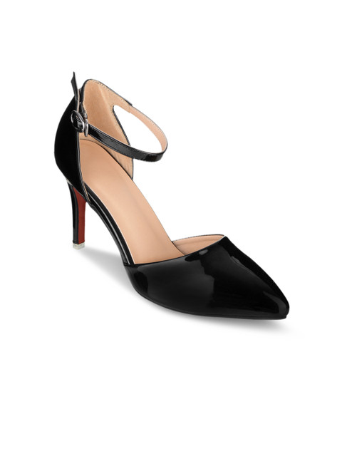 

Sherrif Shoes Women Black Solid Pumps