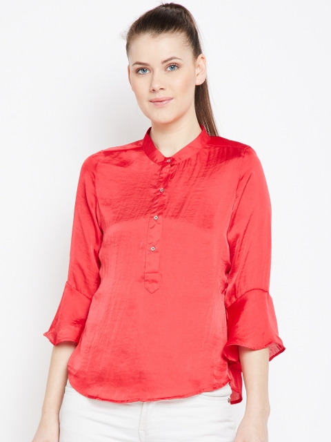 

Latin Quarters Women Red Solid Top