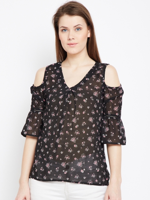 

Latin Quarters Women Black Printed Top