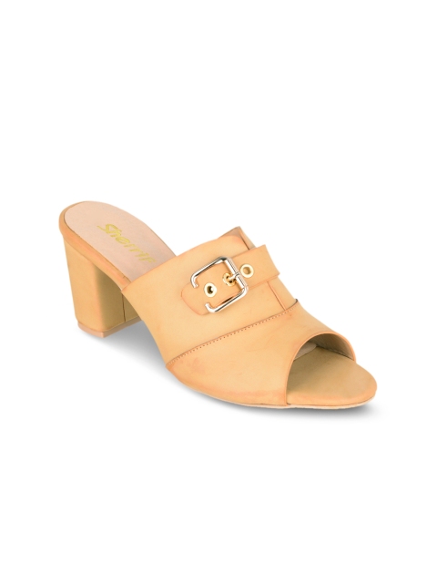 

Sherrif Shoes Women Beige Solid Sandals