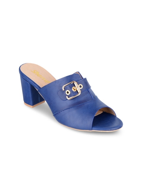 

Sherrif Shoes Women Blue Solid Sandals