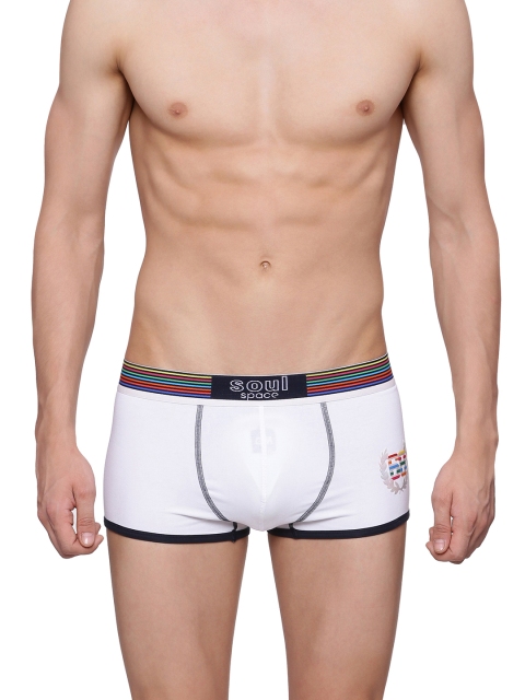 

Soul Space Men White Solid Trunk ME8