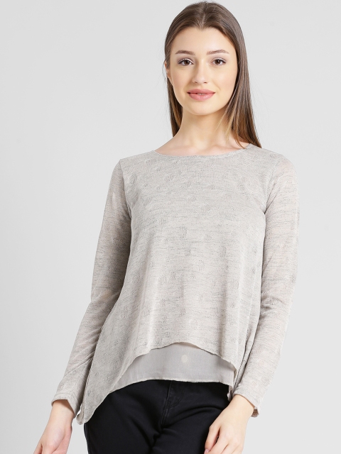 

Manola Women Grey Solid Top
