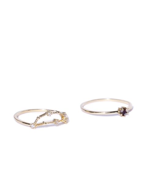 

Accessorize Set of 2 Gold-Plated Rings