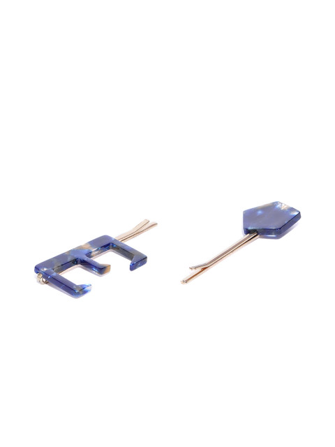 

Accessorize Set of 2 Blue & Gold-Toned Hairpins