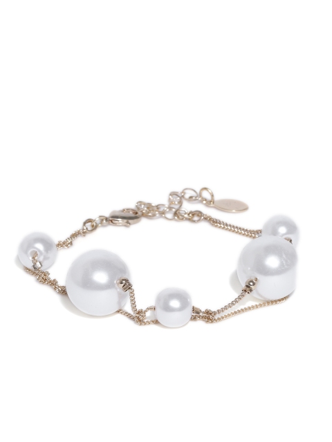 

Accessorize Gold-Toned Beaded Contemporary Bracelet