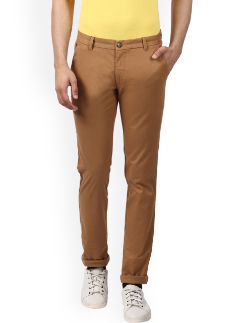 

Parx Men Brown Slim Fit Solid Chinos