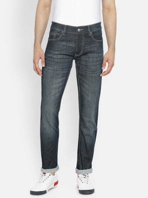 

Numero Uno Men Navy Blue Morice Slim Fit Low-Rise Clean Look Jeans