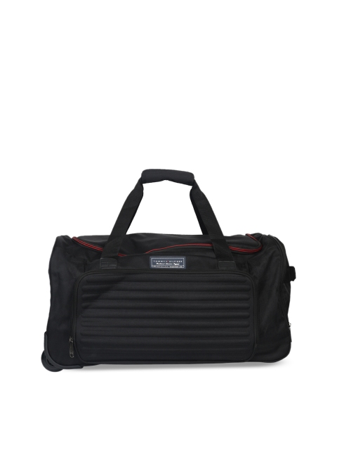 

Tommy Hilfiger Unisex Black Solid Duffel Bag