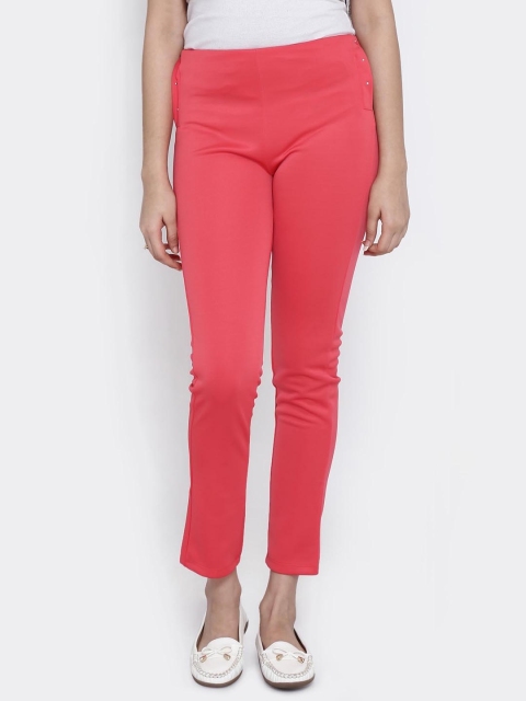 

Natilene Coral Pink Treggings