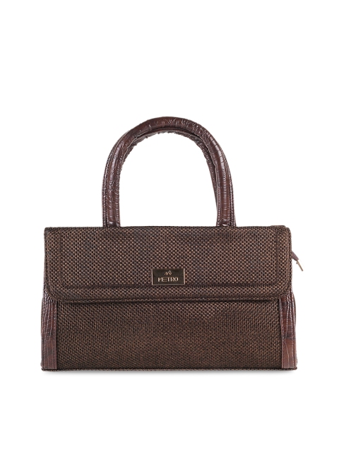 

Metro Women Brown Solid Handheld Bag