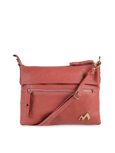 

Metro Women Pink Solid Sling Bag