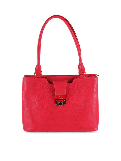 

Metro Women Coral Pink Solid Shoulder Bag