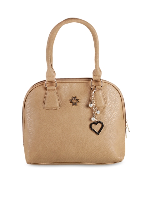 

Metro Women Beige Solid Shoulder Bag