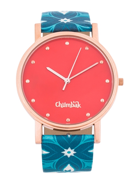 

Chumbak Women Red Analogue Watch 8907605033872