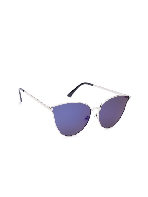 

DressBerry Women Mirrored Cateye Sunglasses MFB-PN-PS-B0426, Blue