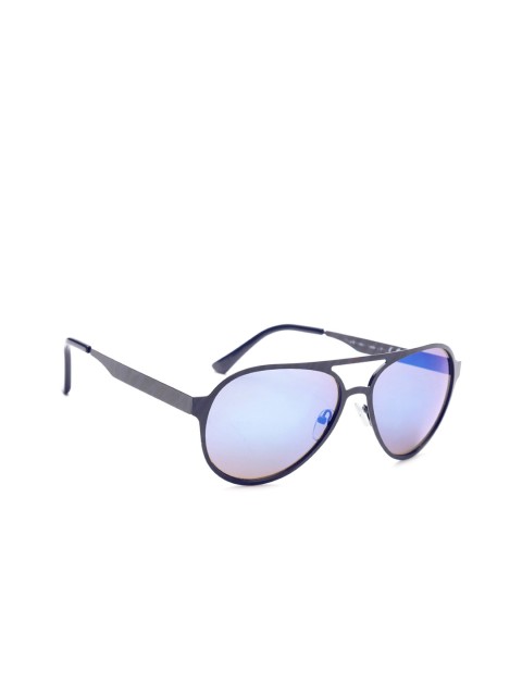 

Mast & Harbour Unisex Mirrored Aviator Sunglasses MFB-PN-PS-T8841, Blue