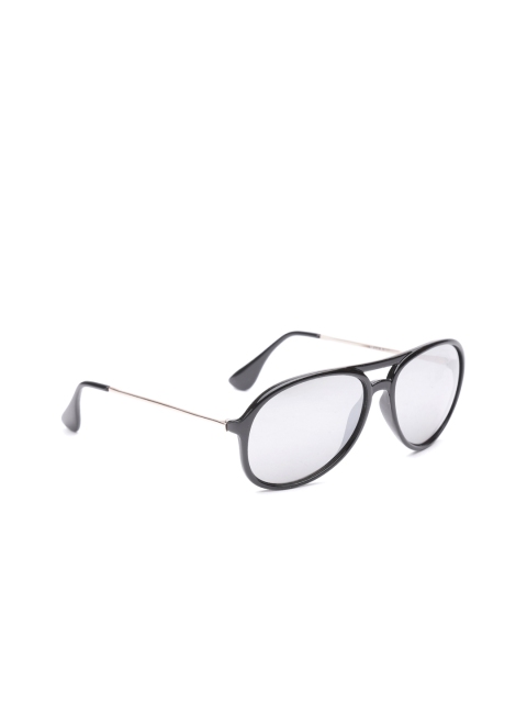 

Mast & Harbour Unisex Mirrored Oval Sunglasses MFB-PN-PS-DSA1549, Grey