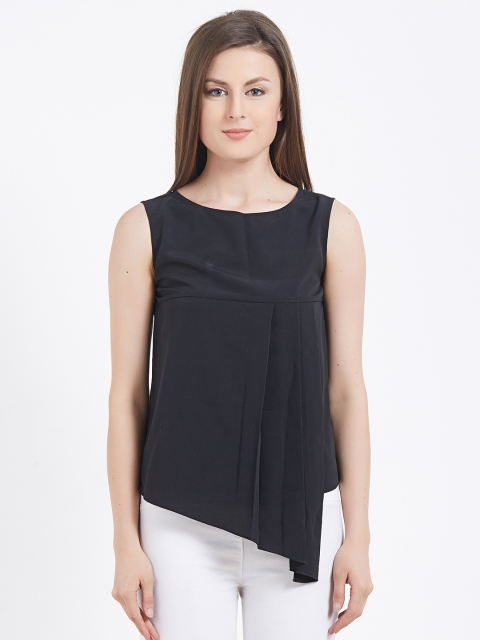 

pinwheel Women Black Solid Top