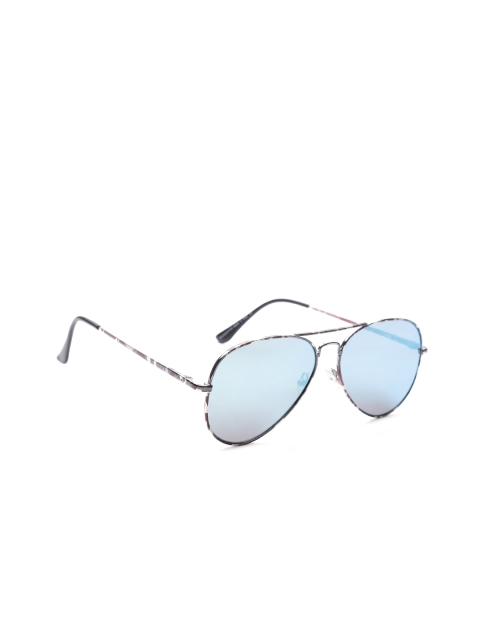 

Roadster Unisex Mirrored Aviator Sunglasses MFB-PN-PS-T9390, Blue