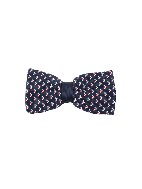 

Tossido Blue Woven Design Bow Tie