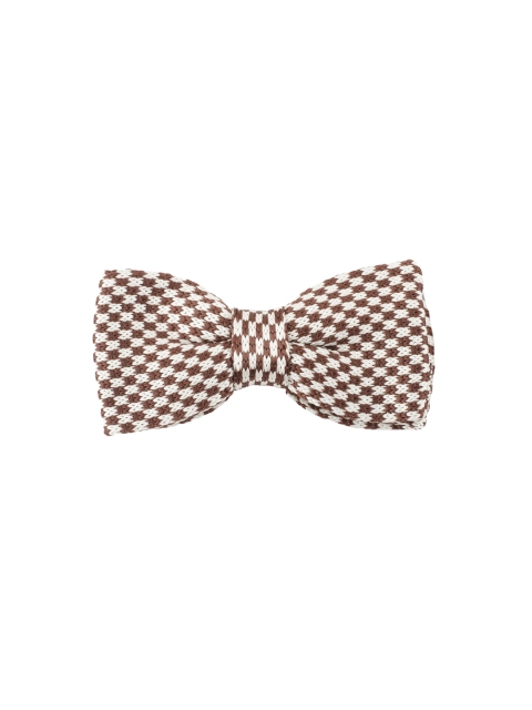 

Tossido Brown Woven Design Bow Tie