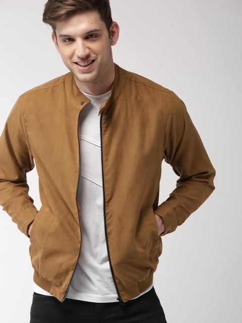 

Mast & Harbour Men Brown Solid Bomber