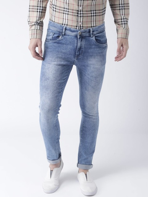

Hangup Men Blue Slim Fit Mid-Rise Clean Look Stretchable Jeans