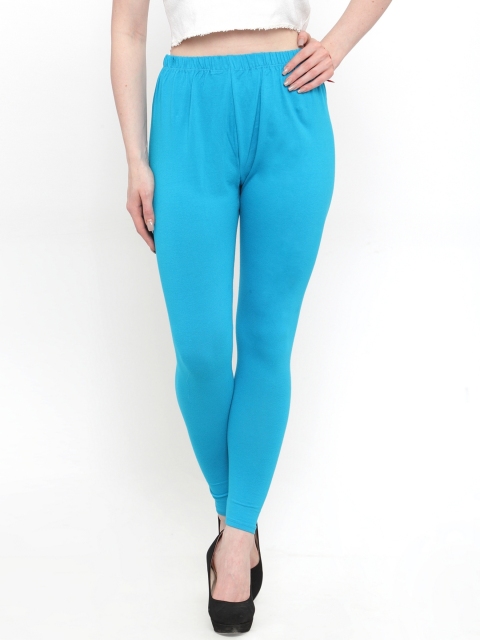 

N-Gal Blue Solid Leggings