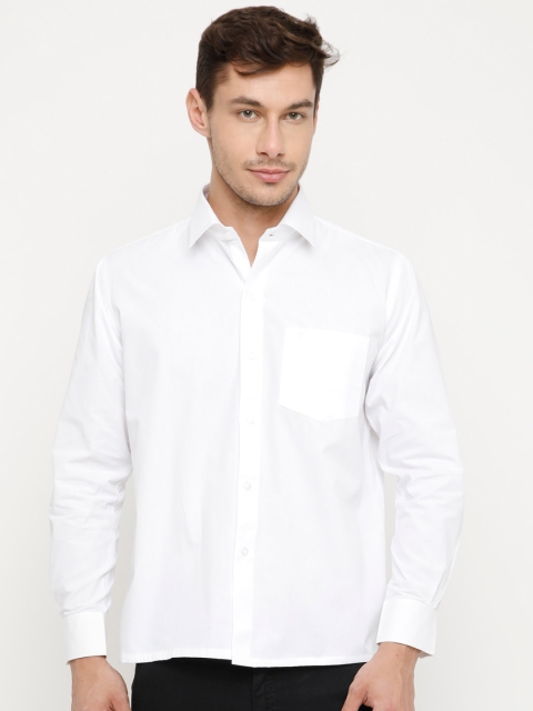 

Chennis Men White Smart Regular Fit Solid Formal Shirt