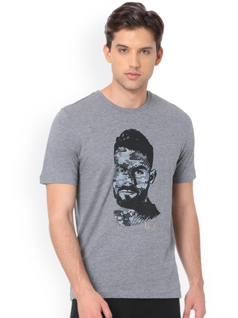 

one8 x PUMA Men Grey Printed Round Neck T-shirt
