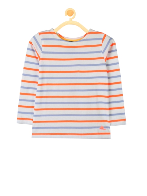 

Cherry Crumble Unisex Grey Striped Round Neck T-shirt