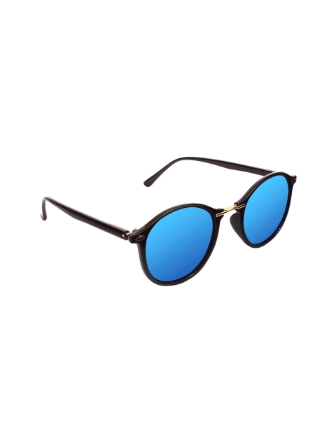 

Olvin Unisex Mirrored Oval Sunglasses OL375-06, Blue