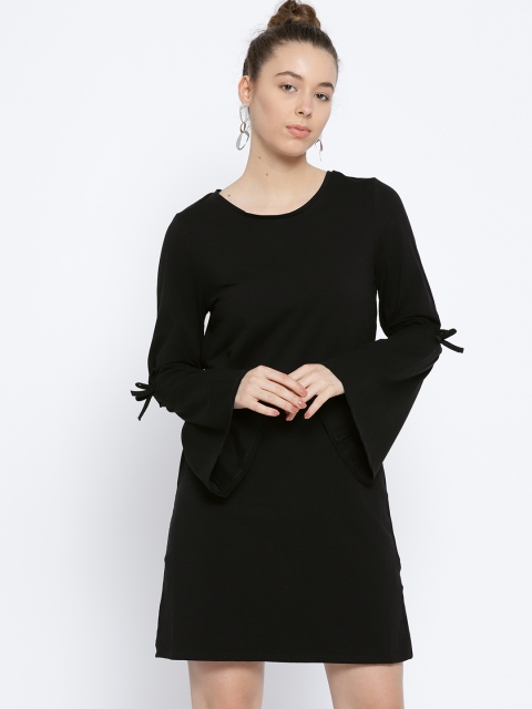 

OVS Women Black Solid A-Line Dress