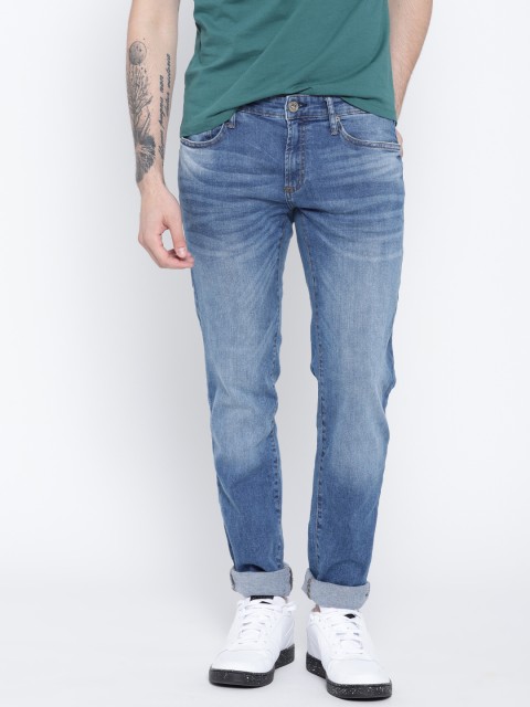 

OVS Men Blue Slim Fit Low-Rise Clean Look Stretchable Jeans