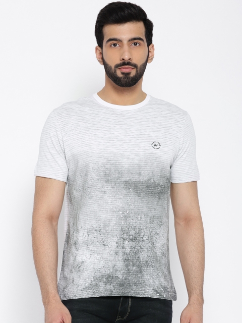 

Monte Carlo Men White Printed Round Neck T-shirt