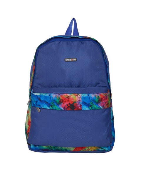 

Bags.R.us Women Blue Solid Backpack