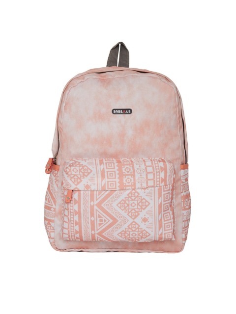 

Bags.R.us Women Peach-Coloured Backpack
