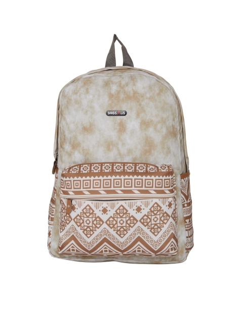 

Bags.R.us Women Beige Backpack