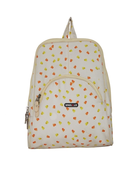 

Bags.R.us Women Beige Backpack
