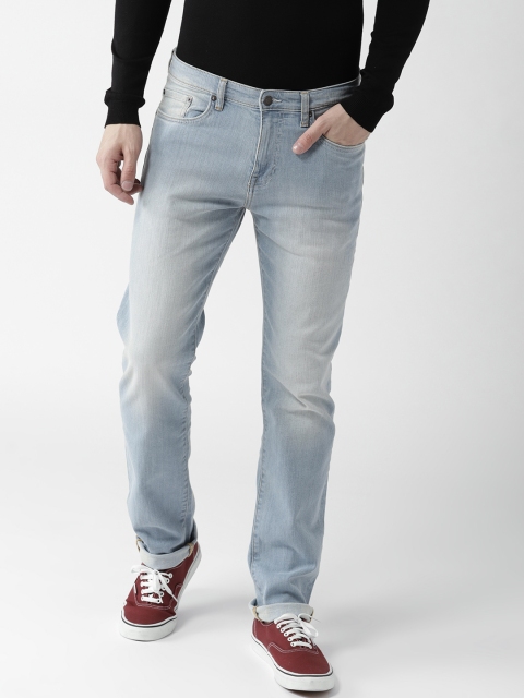 

Aeropostale Men Blue Slim Fit Mid-Rise Clean Look Stretchable Jeans